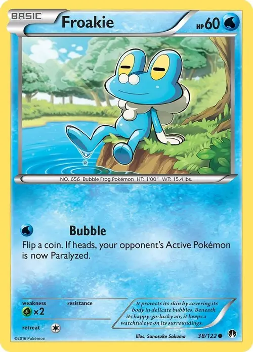 Froakie card art