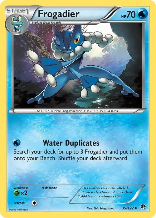 Frogadier card art