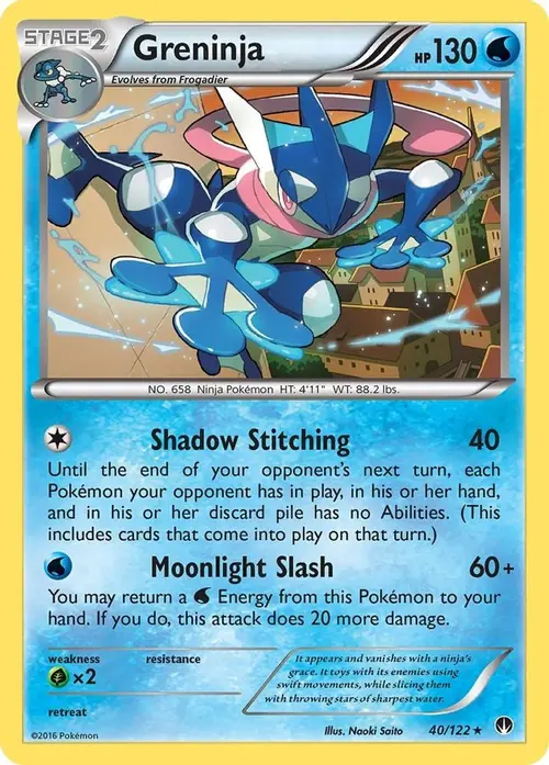 Greninja card art