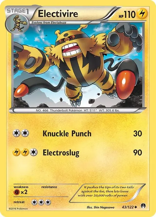 Electivire card art