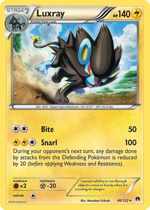 Luxray card art