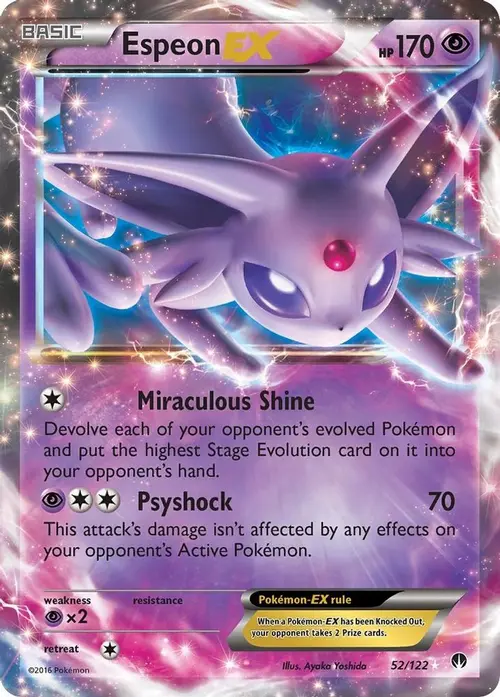 Espeon EX card art