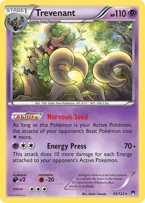 Trevenant card art