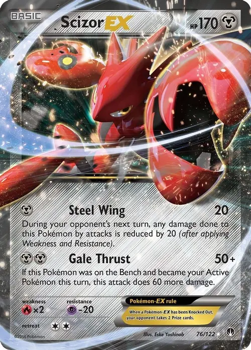 Scizor EX card art