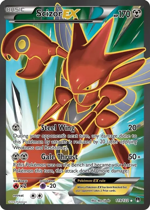 Scizor EX (Full Art) card art