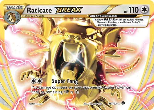 Raticate BREAK card art