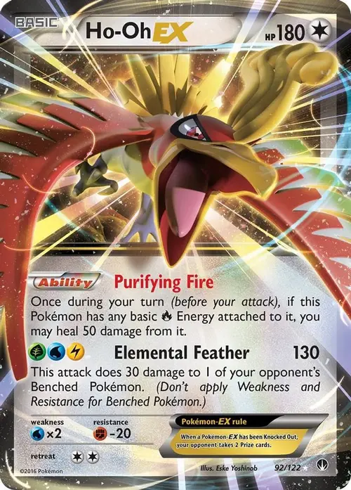 Ho-Oh EX card art