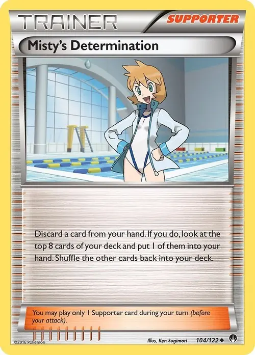 Misty's Determination card art