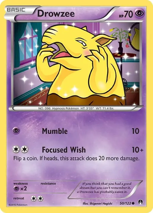 Drowzee card art