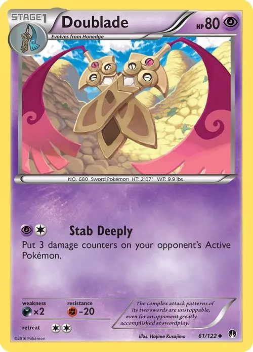Doublade card art