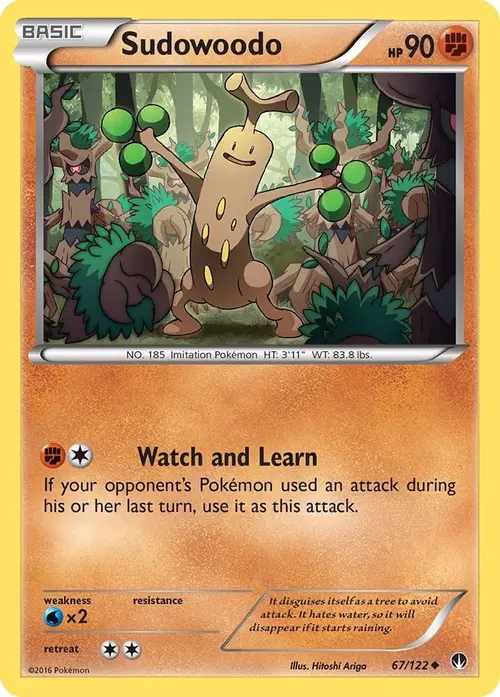 Sudowoodo card art