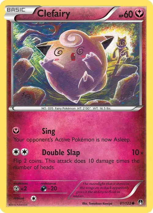 Clefairy card art