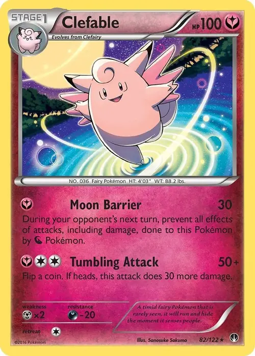 Clefable card art