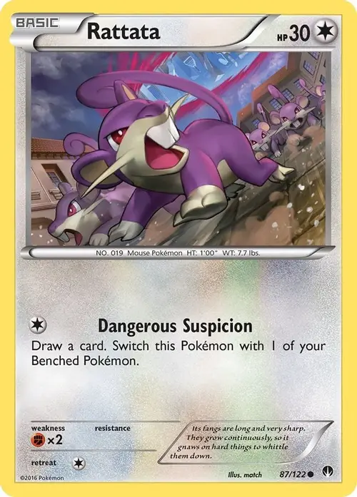 Rattata card art