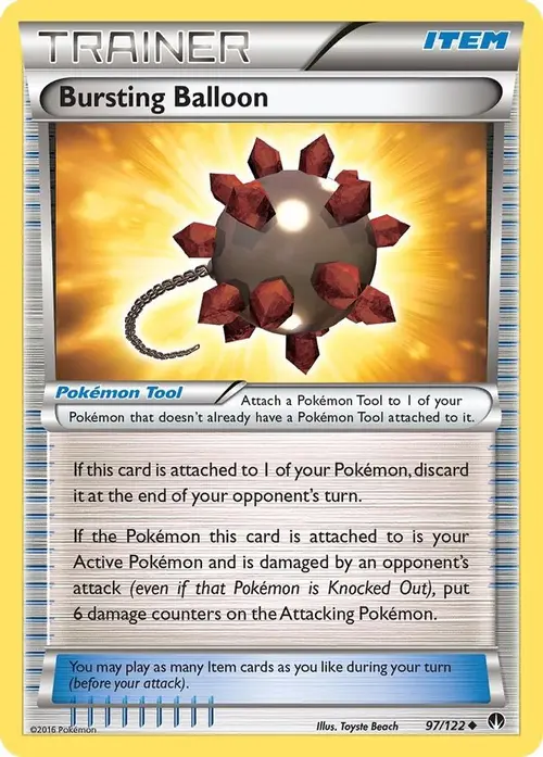 Bursting Balloon card art