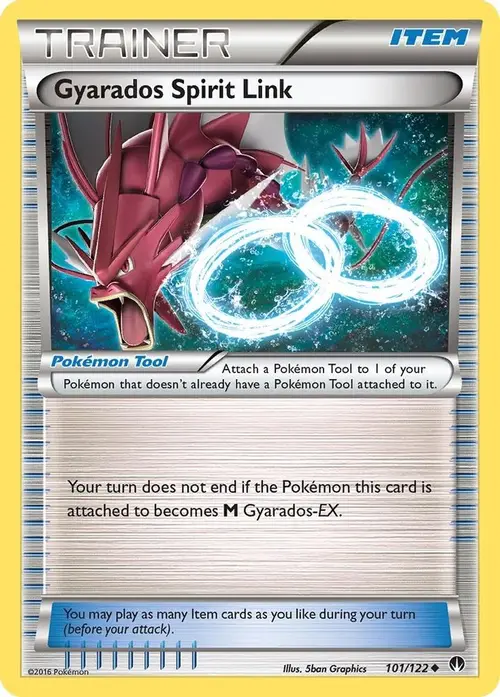 Gyarados Spirit Link card art