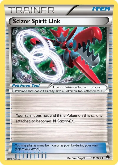 Scizor Spirit Link card art