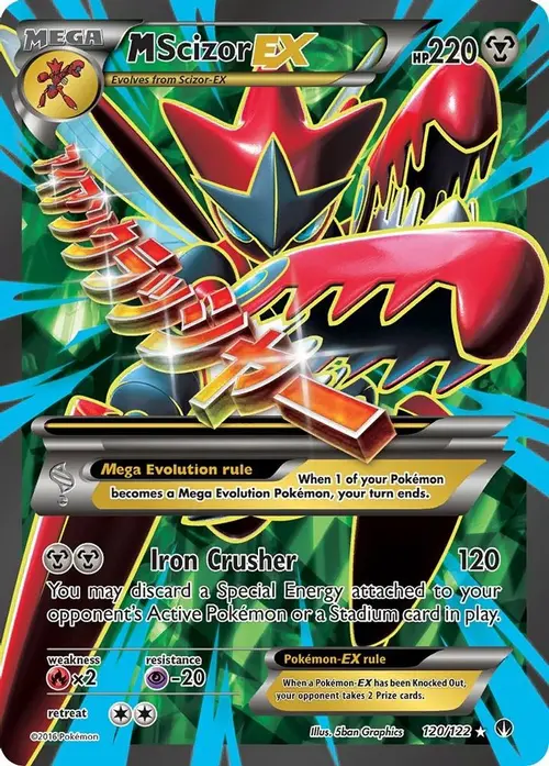 M Scizor EX (Full Art) card art