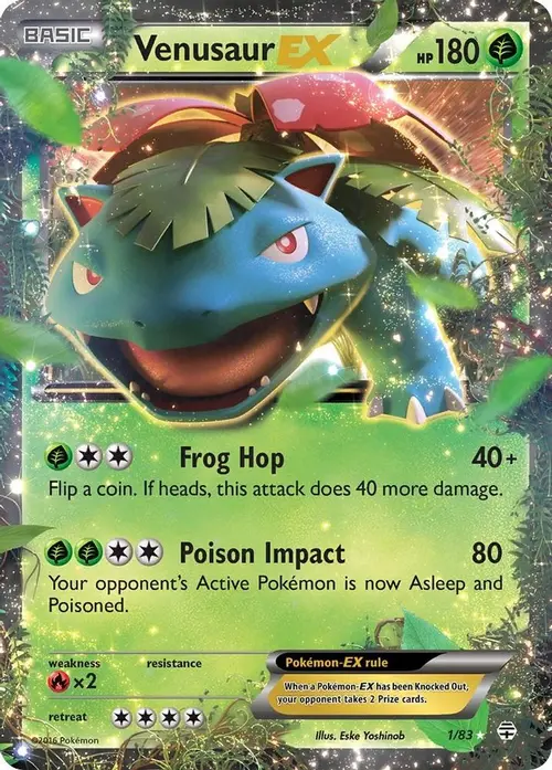 Venusaur EX card art