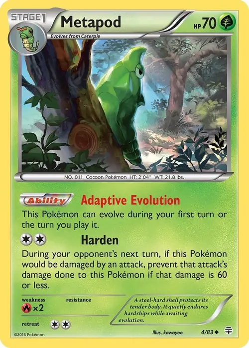 Metapod card art