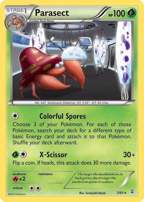 Parasect card art
