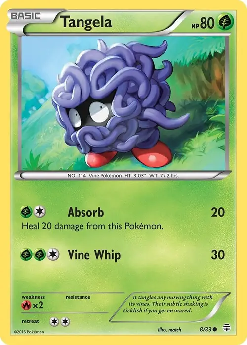 Tangela card art