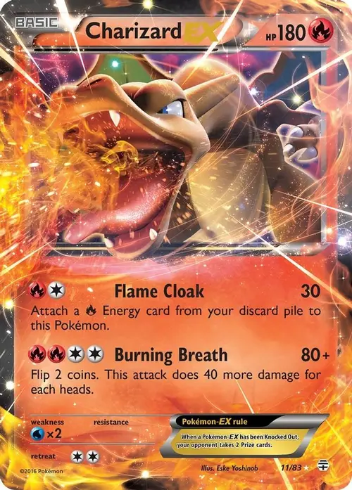 Charizard EX card art