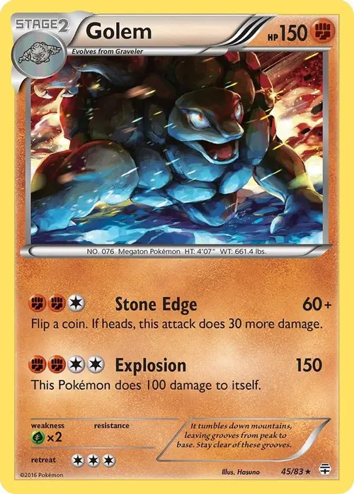 Golem card art