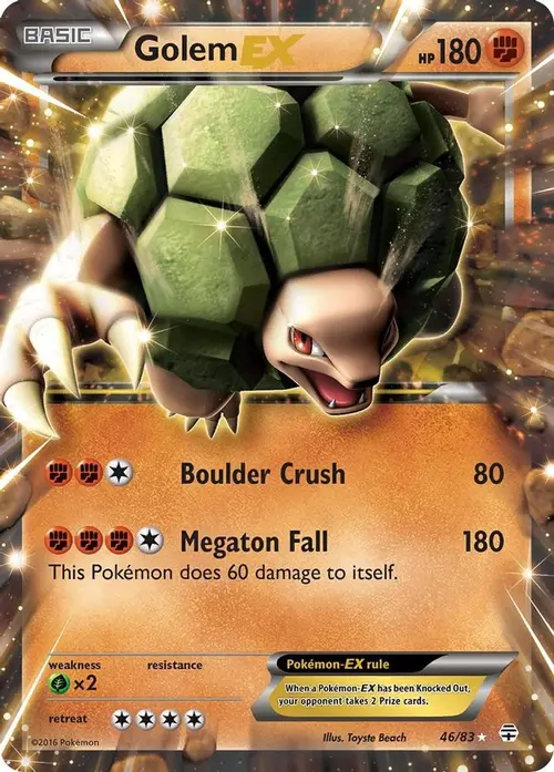 Golem EX card art