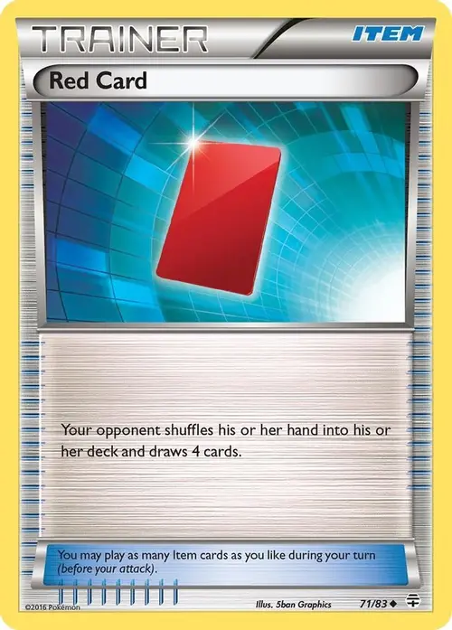 Red Card card art