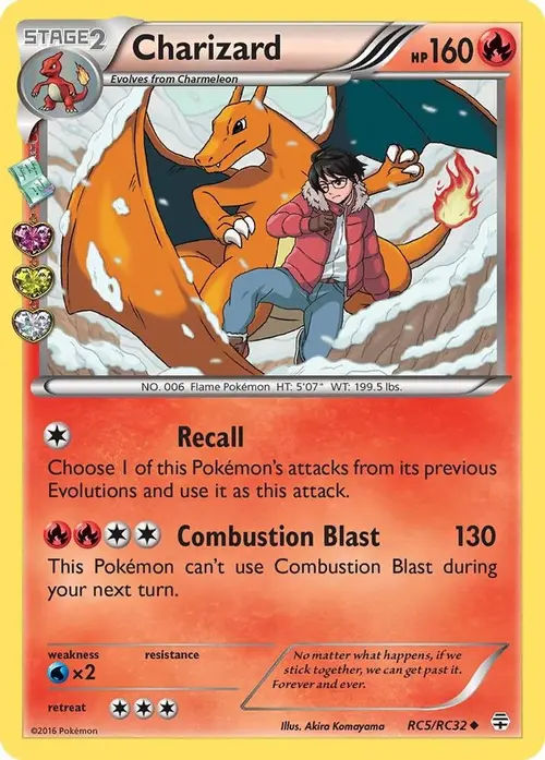 Charizard card art