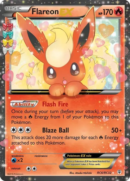 Flareon EX card art