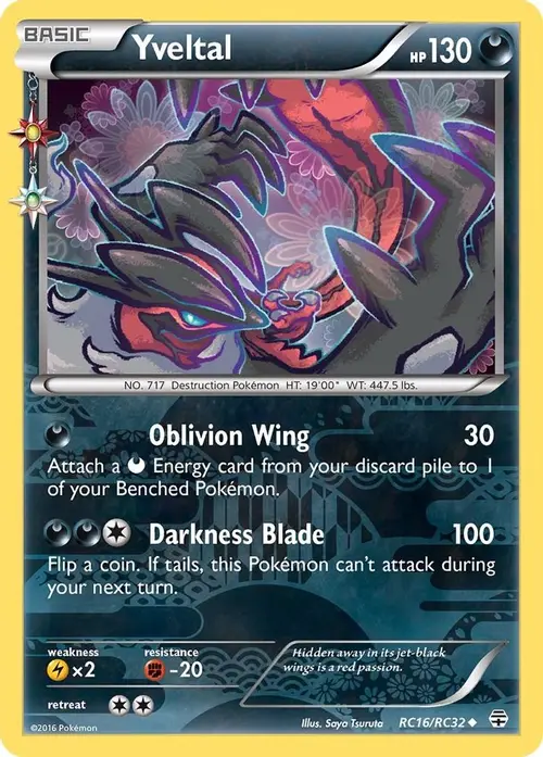 Yveltal card art