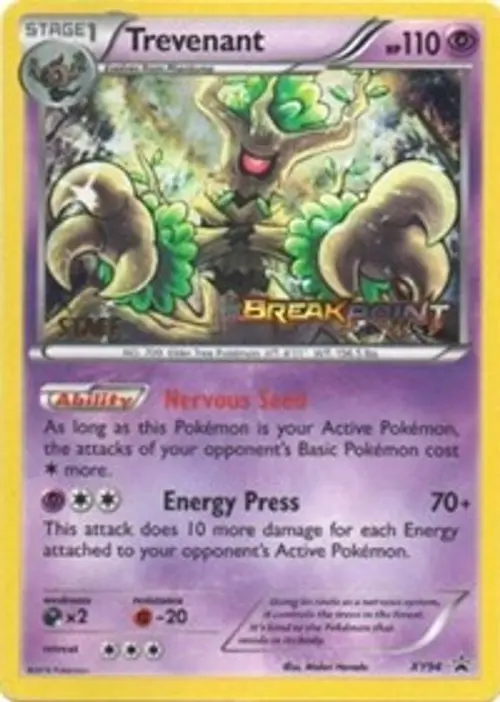 Trevenant - XY94 (Prerelease) [Staff] card art