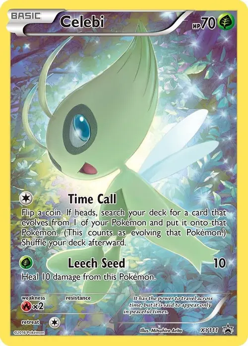 Celebi - XY111 card art