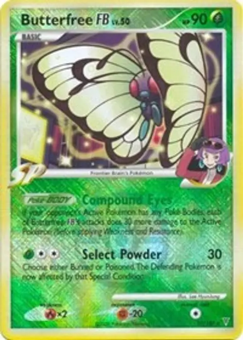 Butterfree FB - 17/147 (League Promo) card art