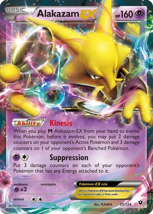 Alakazam EX card art