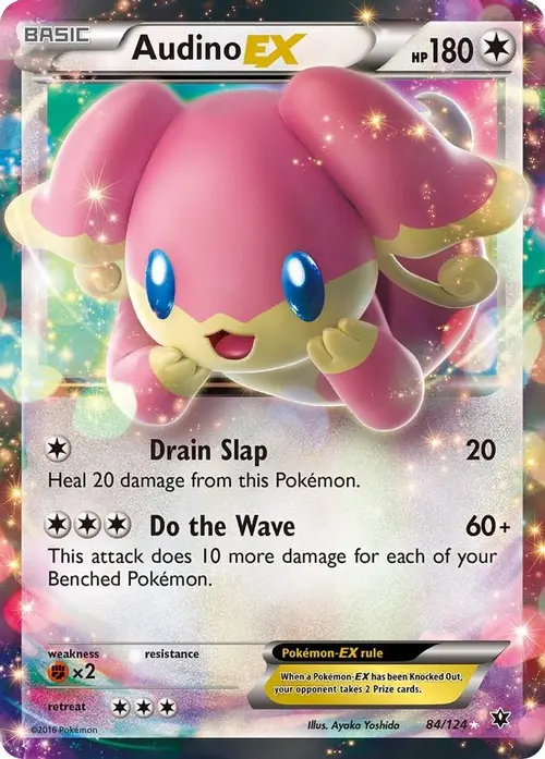 Audino EX card art