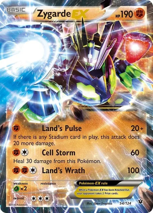 Zygarde EX card art