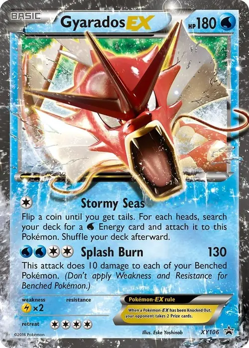Gyarados EX card art
