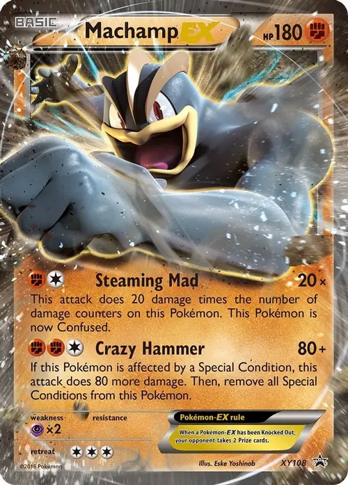 Machamp EX card art