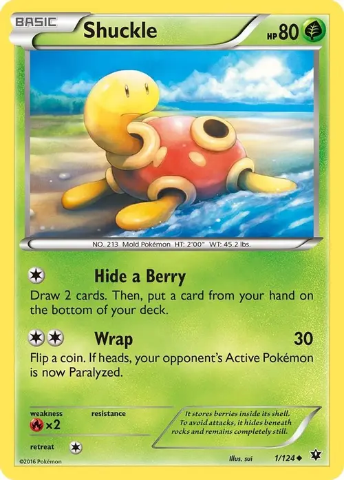Shuckle card art