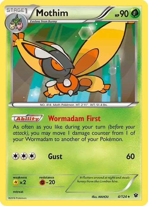Mothim card art