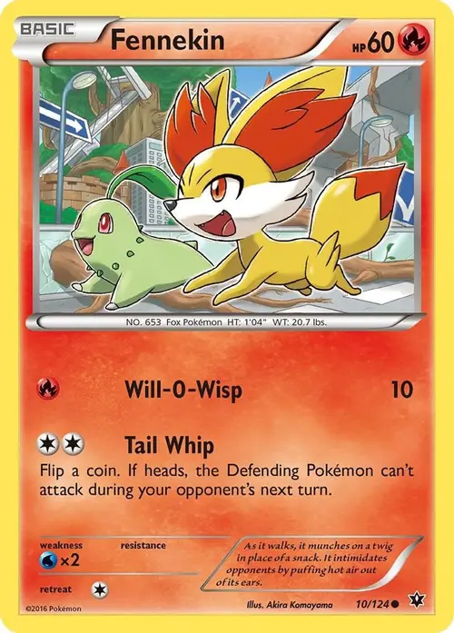 Fennekin (10) card art