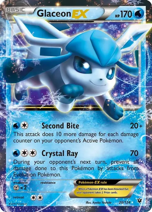 Glaceon EX card art