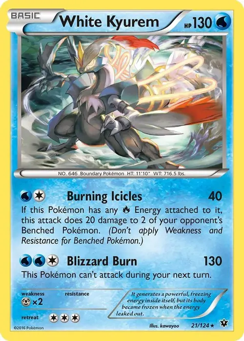 White Kyurem card art
