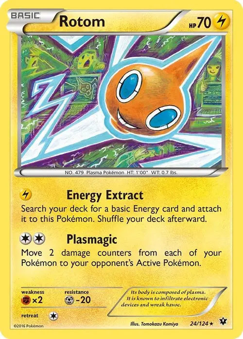 Rotom card art