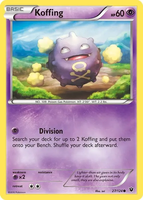 Koffing card art