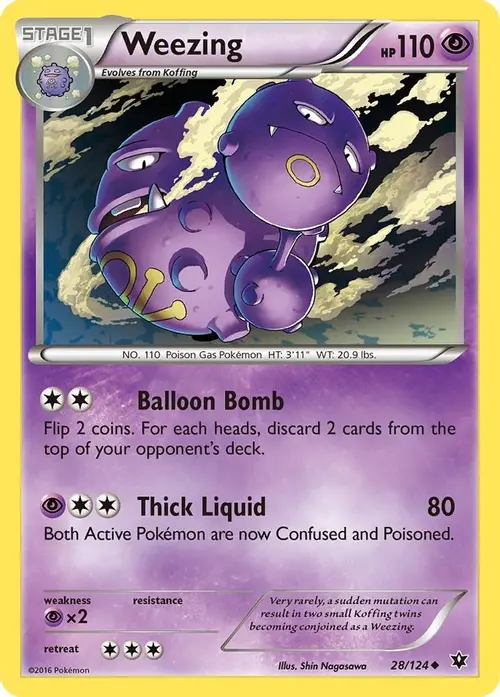 Weezing card art