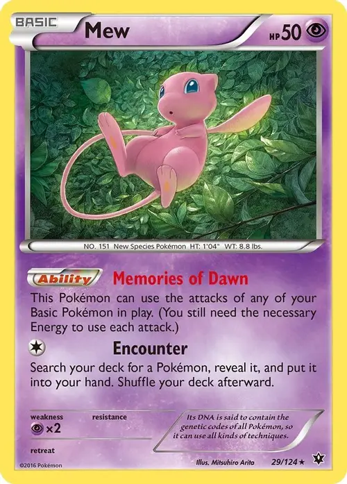 Mew card art